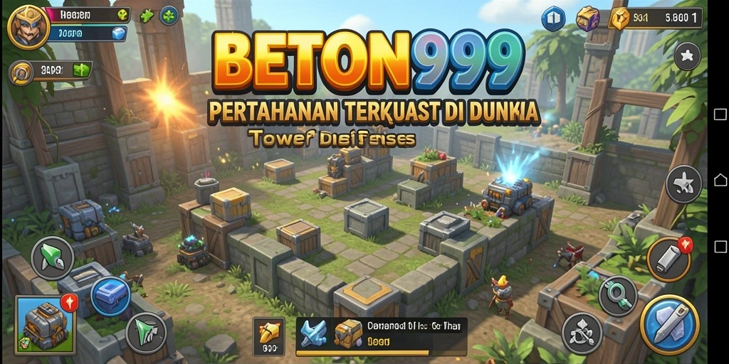 Tangkapan layar gameplay BETON999 yang mendebarkan dan strategis.