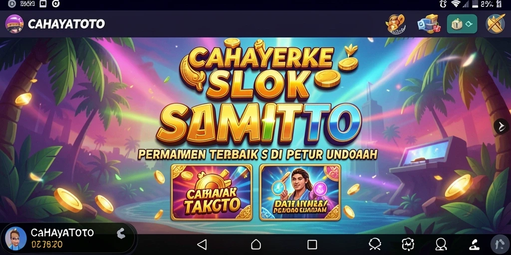 Tampilan gameplay CAHAYATOTO yang menawan dan mendebarkan.
