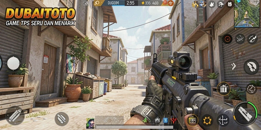 Tampak aksi seru dalam gameplay DUBAITOTO