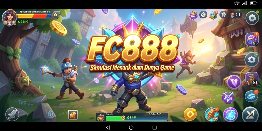 Tampilan gameplay FC888 yang menarik dalam simulasi yang mendalam.