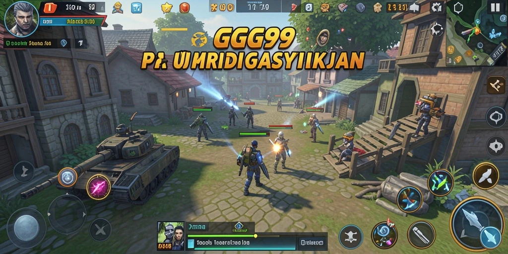 Tampilan gameplay GG99 yang menegangkan dan penuh strategi.
