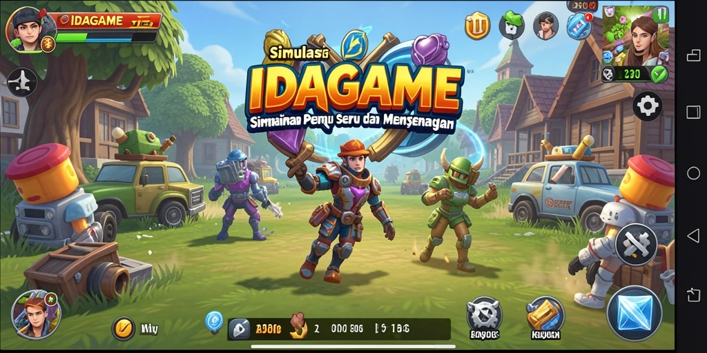 Screenshot gameplay IDAGAME menampilkan grafik dan interaksi yang menarik.