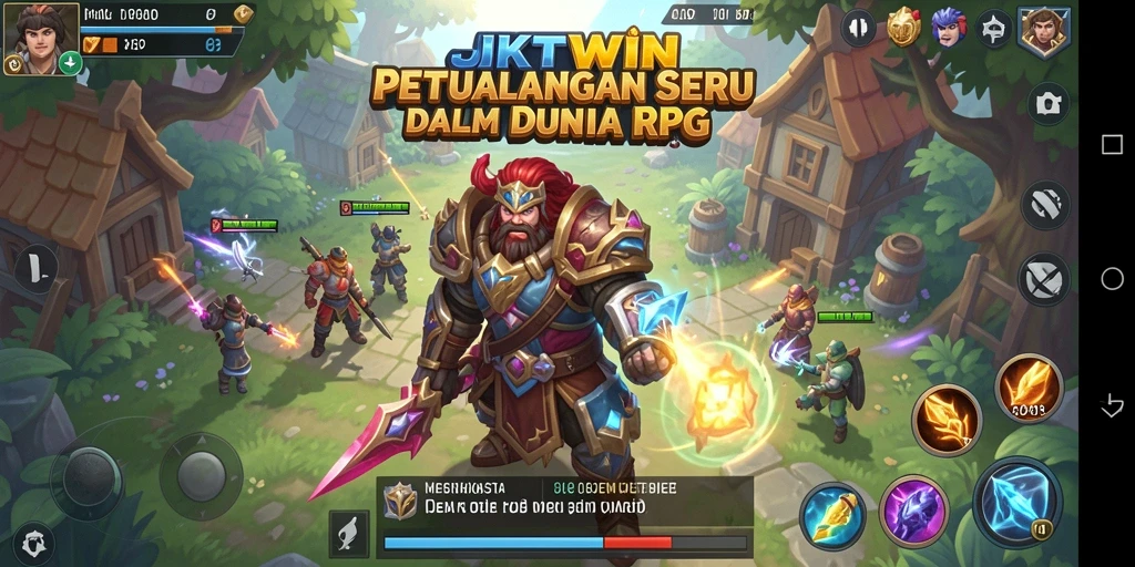 Screenshot gameplay JKTWIN menampilkan petualangan mendebarkan di dunia RPG.