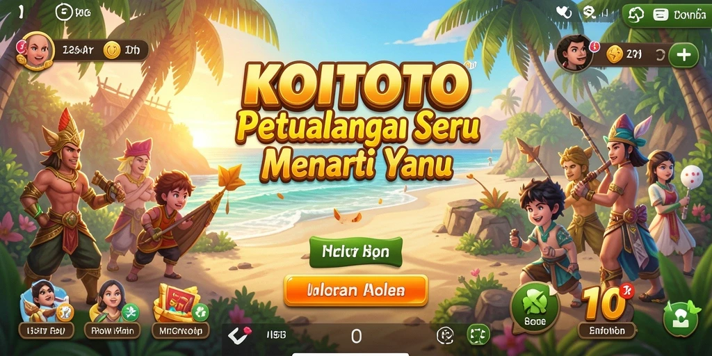 Tampilan gameplay KOITOTO yang menarik dan penuh aksi.