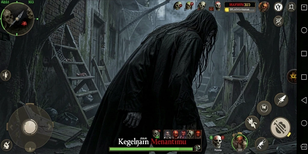 Tampilan gameplay seram dari MAXWIN303 yang menggetarkan.