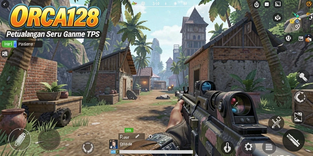 Gameplay menegangkan di ORCA128 dengan aksi pertempuran seru.