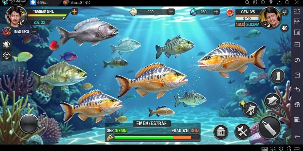 Screenshot gameplay Tembak Ikan yang seru di T6.