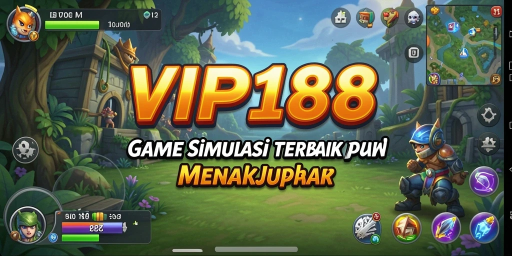 Screenshot gameplay VIP188 menunjukkan grafis menawan dalam simulasi mendalam.